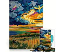 Las Grandes Llanuras - Horizonte Infinito Rompecabezas de 1000 Piezas para Adultos Estimula la Memoria Tiempo de Aprendizaje Imagen para armar Obra de Arte 50x75cm