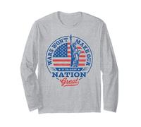 Las guerras no harán de Nuestra nación una Gran Estatua de la Libertad Manga Larga