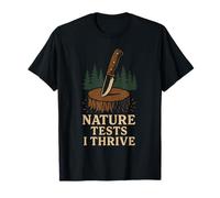 Las Habilidades de Supervivencia Bushcraft Wilderness Adapt Endure Camiseta