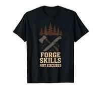 Las Habilidades de Supervivencia Bushcraft Wilderness Adapt Endure Camiseta