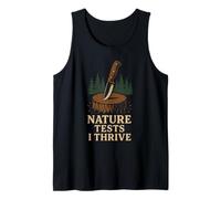 Las Habilidades de Supervivencia Bushcraft Wilderness Adapt Endure Camiseta sin Mangas