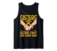 Las hermanas no dejan que las hermanas luchen solas contra el cáncer de hueso Mujeres Camiseta sin Mangas