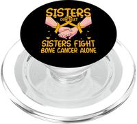 Las hermanas no dejan que las hermanas luchen solas contra el cáncer de hueso Mujeres PopSockets PopGrip para MagSafe