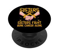 Las hermanas no dejan que las hermanas luchen solas contra el cáncer de hueso Mujeres PopSockets PopGrip Adhesivo