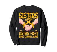 Las hermanas no dejan que las hermanas luchen solas contra el cáncer de hueso Mujeres Sudadera