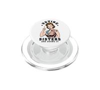 Las Hermanas Que votan lo Hacen, Divertida Bandera de EE. UU., votante Feminista PopSockets PopGrip para MagSafe