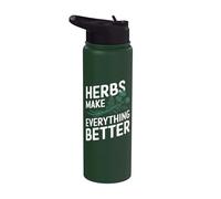 Las hierbas hacen que todo sea mejor - Herbs Gardening Stainless Steel Insulated Water Bottle