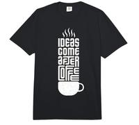 Las Ideas Llegan Después del Café - Mente Activa Comfort Colors Adult Heavyweight T-Shirt