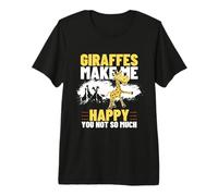 Las Jirafas me Hacen Feliz, no Tan Divertida Jirafa Camiseta Premium