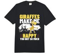 Las Jirafas me Hacen Feliz, no Tan Divertida Jirafa Comfort Colors Adult Heavyweight T-Shirt