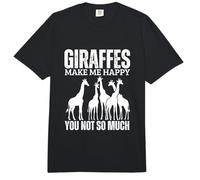 Las Jirafas me Hacen Feliz, no Tan Divertida Jirafa Comfort Colors Adult Heavyweight T-Shirt