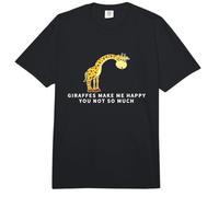 Las Jirafas me Hacen Feliz, no Tan Divertida Jirafa Comfort Colors Adult Heavyweight T-Shirt
