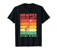 Las Jirafas me Hacen Feliz no Tanto Camiseta