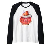 Las jugosas Frutas navideñas adoran a los Veganos Camiseta Manga Raglan