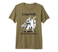 Las Leyendas de Caballero luchan con Honor Camiseta Premium