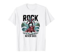 Las Leyendas del rockero no Muerto Vienen y Van Pero Zombi Camiseta