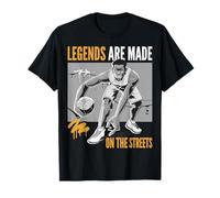 Las Leyendas están Hechas en Las Calles. Basketball Camiseta
