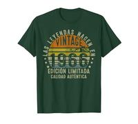 Las Leyendas Nacen En 1966 60 Años Cumpleaños Hombre Regalo Camiseta, Hombre, Verde Bosque, 3XL