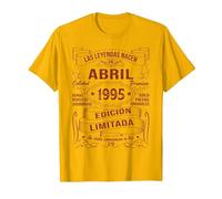 Las Leyendas Nacen En Abril 1995 Regalo Hombre 29 Años Camiseta, Hombre, Dorado Brillante, M