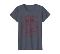 Las Leyendas Nacen En Abril 1995 Regalo Hombre 29 Años Camiseta, Mujer, Azul Jaspeado, M