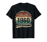 Las Leyendas Nacen En Agosto 1960 Hombre o Mujer Retro Camiseta