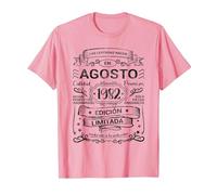 Las Leyendas Nacen En Agosto 1982 Mujer Hombre Camiseta, Hombre, Rosado, XXL