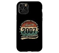 Las Leyendas Nacen En Agosto 2007 Hombre Mujer Retro Carcasa para iPhone 11 Pro