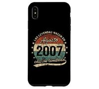 Las Leyendas Nacen En Agosto 2007 Hombre Mujer Retro Carcasa para iPhone XS MAX