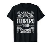 Las Leyendas Nacen En Febrero 1996 30 Años Cumpleaños Camiseta