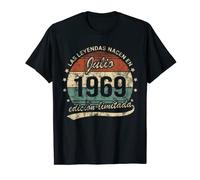 Las Leyendas Nacen En Julio 1969 Hombre o Mujer Retro Camiseta