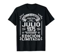 Las Leyendas nacen en Julio de 1975 - 50 Años Cumpleaños Camiseta