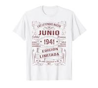 Las Leyendas Nacen En Junio 1941 Regalo Hombre 83 Años Camiseta
