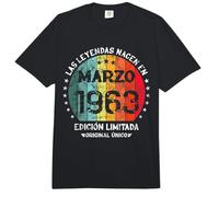 Las Leyendas Nacen En Marzo 1963 Edición Limitada Retro Comfort Colors Adult Heavyweight T-Shirt