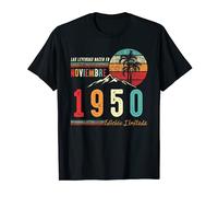 Las Leyendas Nacen en Noviembre 1950 72 cumpleaños Hombre Re Camiseta