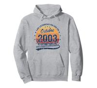 Las Leyendas Nacen En Octubre 2003 Hombre Mujer Retro Sudadera con Capucha
