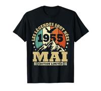 Las Leyendas Nacieron En Mayo 1955 Cumpleaños 70 Años Camiseta