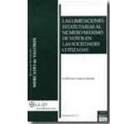 Las Limitaciones Estatutarias Al Numero Maximo De Votos En Las So Cied