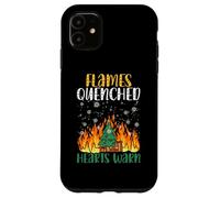 Las llamas apagaron corazones cálidos apagando incendios en Navidad Carcasa para iPhone 11