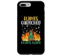 Las llamas apagaron corazones cálidos apagando incendios en Navidad Carcasa para iPhone 7 Plus/8 Plus