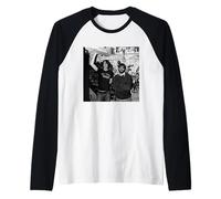 Las Llaves Negras Patrick Carney Dan Auerbach por Andy Willsher Camiseta Manga Raglan