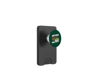 Las lombrices de Tierra Mantienen el Suelo Iluminado Desde Siempre Divertido Cultivo de Gusanos PopSockets PopWallet para MagSafe