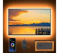 Las Luces de Fondo del televisor LED USB alimentados por TV de 32 Pulgadas de 60 Pulgadas, Luces LED de Cambio de Color con Control Remoto y de Aplicaciones, Espejo, PC, sincronización con música,