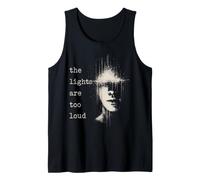 Las Luces Son Demasiado ruidosas Autismo Alternativa Grunge Angustiado Camiseta sin Mangas