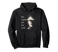 Las Luces Son Demasiado ruidosas Autismo Alternativa Grunge Angustiado Sudadera con Capucha