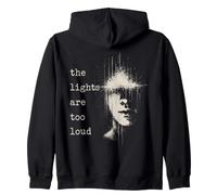 Las Luces Son Demasiado ruidosas Autismo Alternativa Grunge Angustiado Sudadera con Capucha