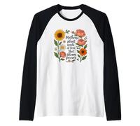 Las madres plantan semillas de amor que florecen para siempre Camiseta Manga Raglan