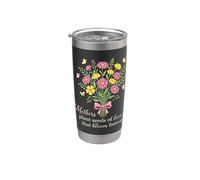 Las madres plantan semillas de amor que florecen para siempre Vaso térmico de acero inoxidable de doble pared