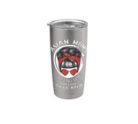 Las mamás asiáticas son increíbles y les encanta el bálsamo de tigre, divertido Día de la Madre Vaso térmico de acero inoxidable de doble pared
