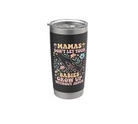 Las mamás no dejan que tus bebés crezcan sin Jesús Vaso térmico de acero inoxidable de doble pared