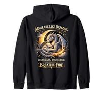 Las mamás Son como Dragones: Fuerte fantasía Protectora y Divertida Sudadera con Capucha
